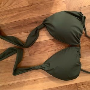 Monday swimwear tulum top in olive